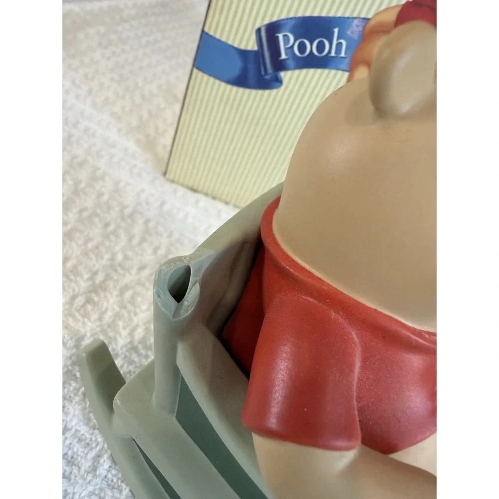 Disney Winnie The Pooh Sweet Dreams, Little One Figurine W/Box Broken Chair